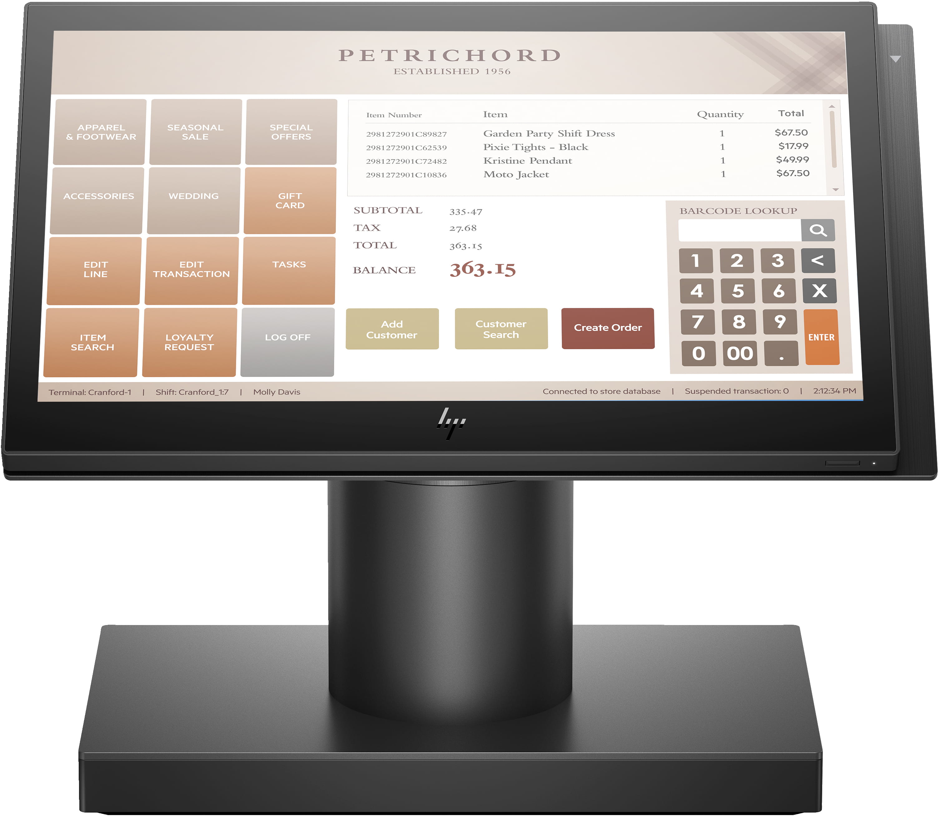 HP ElitePOS G1 Retail System 145 - All-in-One