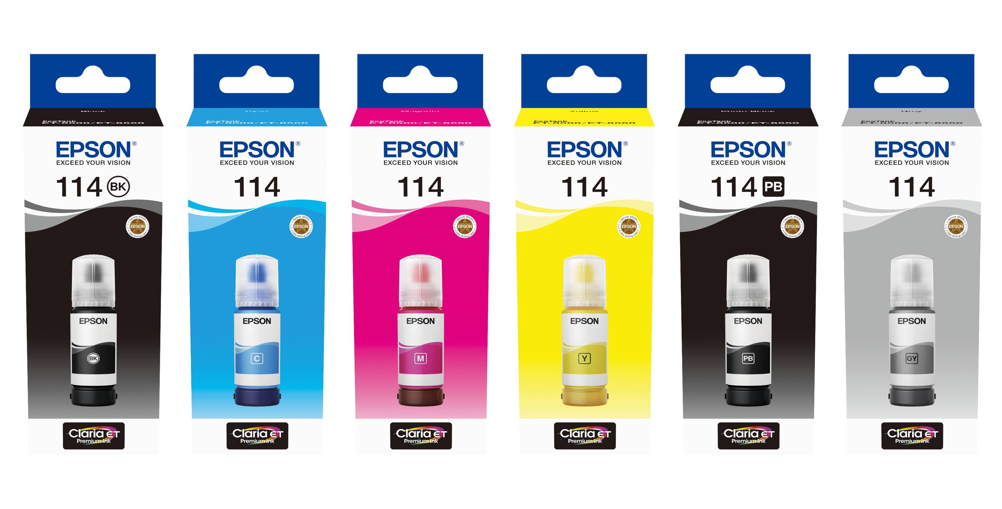 Epson EcoTank 114 - 70 ml - Grau - original - Nachfülltinte