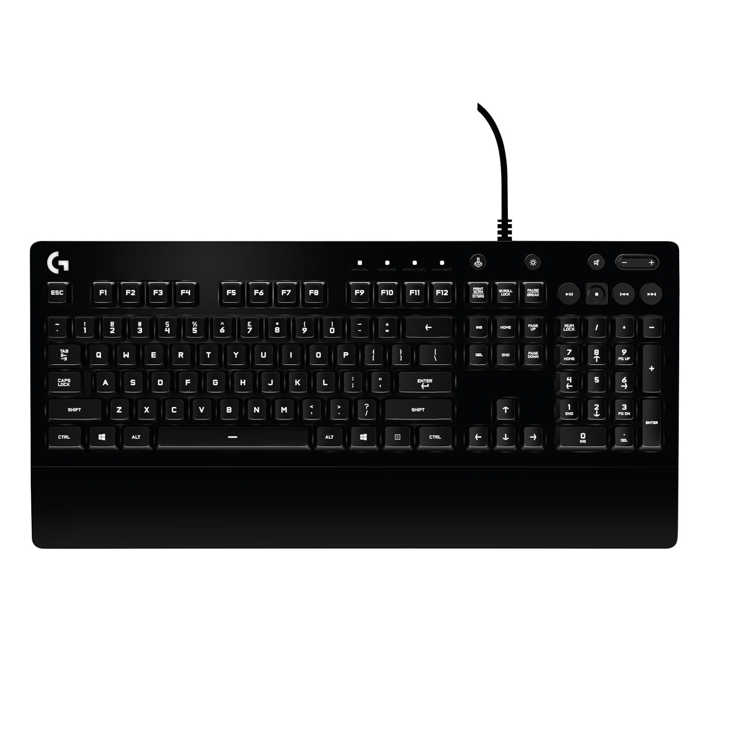 Logitech G G213 Prodigy, Kabelgebunden, USB, Mechanischer Switch, AZERTY, RGB-LED, Schwarz