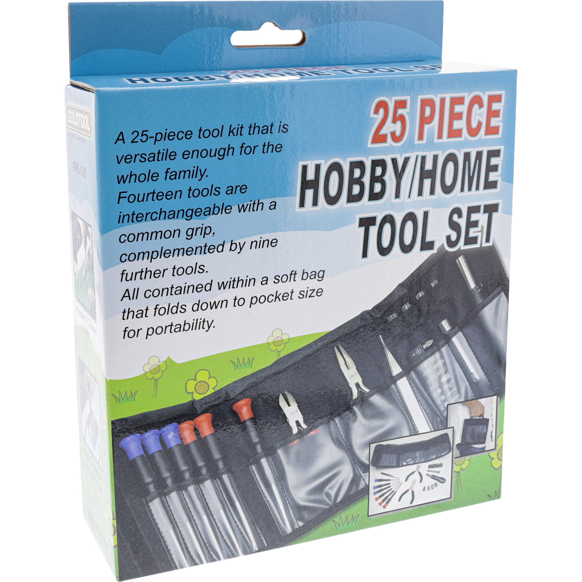 InLine Heim und Hobby Werkzeugset - 25-teilig