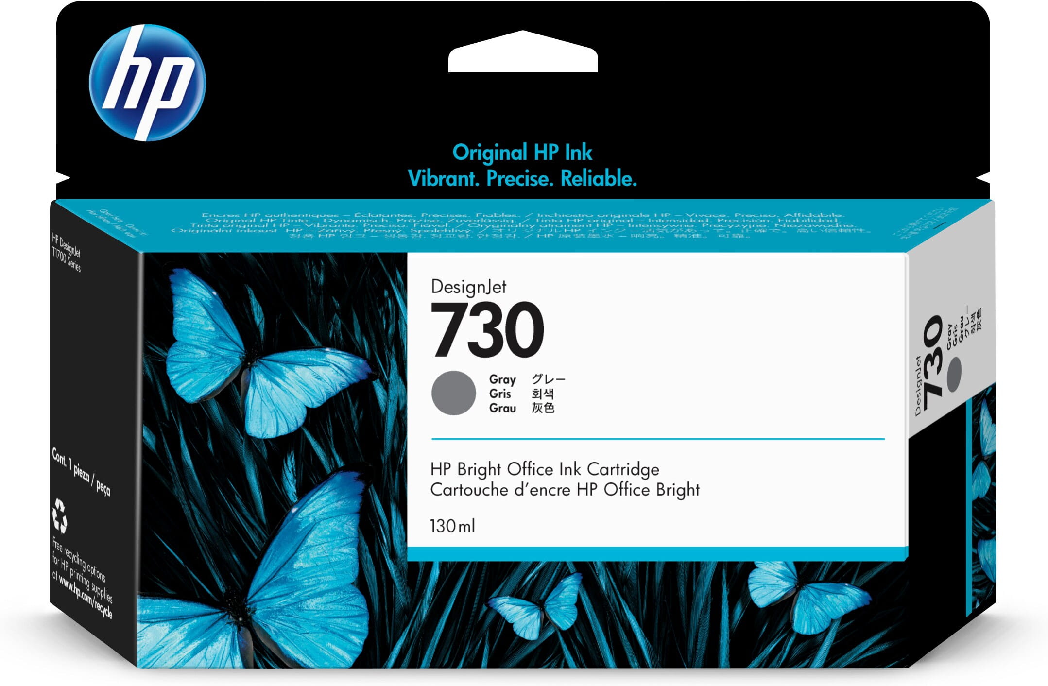 HP 730 - 130 ml - Grau - original - DesignJet