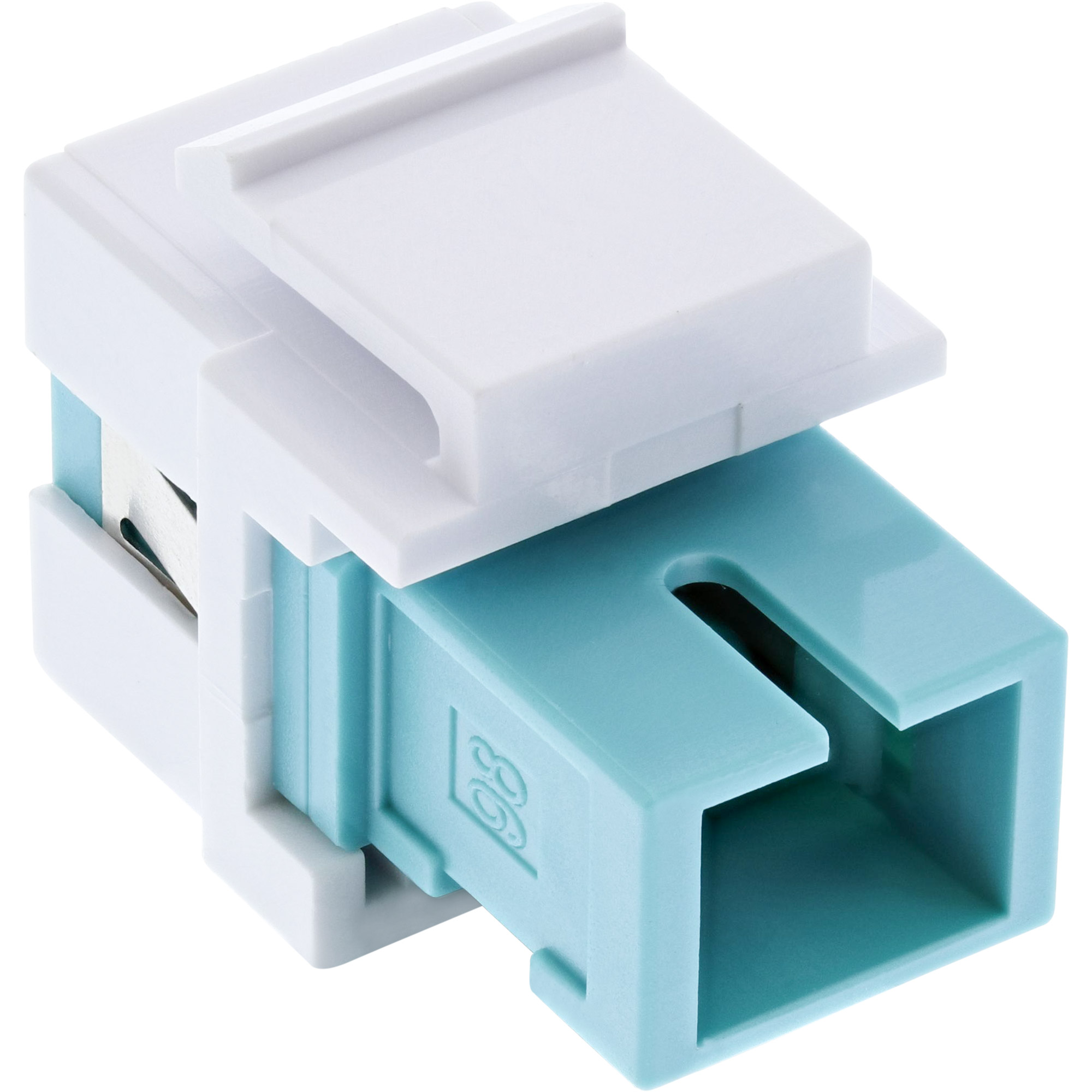 InLine LWL Keystone Snap-in Kupplung - Simplex SC/SC - multimode - Keramik-Hülse