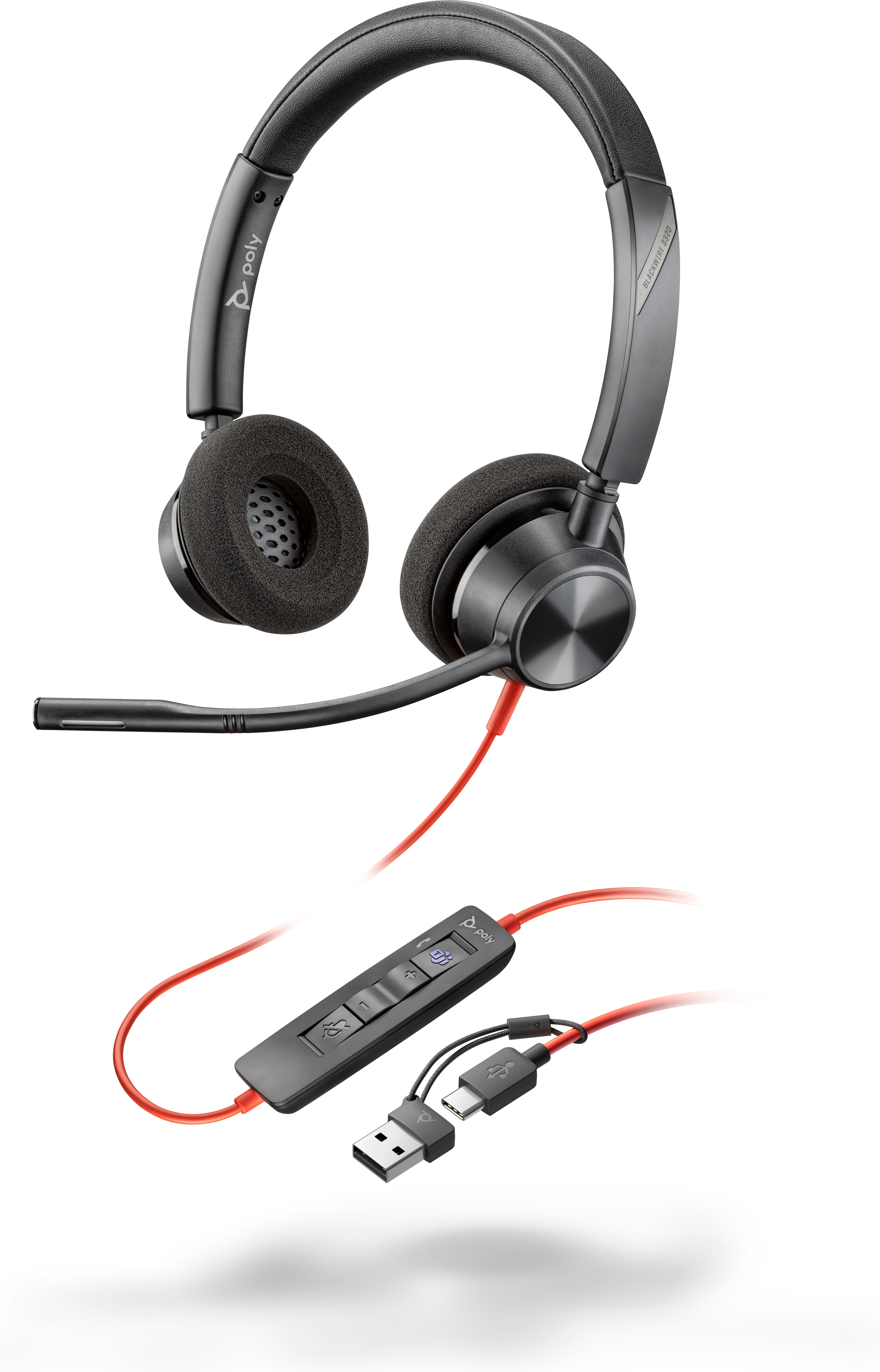 Poly Blackwire 3320 - Blackwire 3300 series - Headset