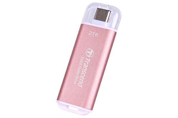 Transcend ESD300 - SSD - 2 TB - extern (tragbar) - USB 3.2 Gen 2x1 (USB-C Steckverbinder)
