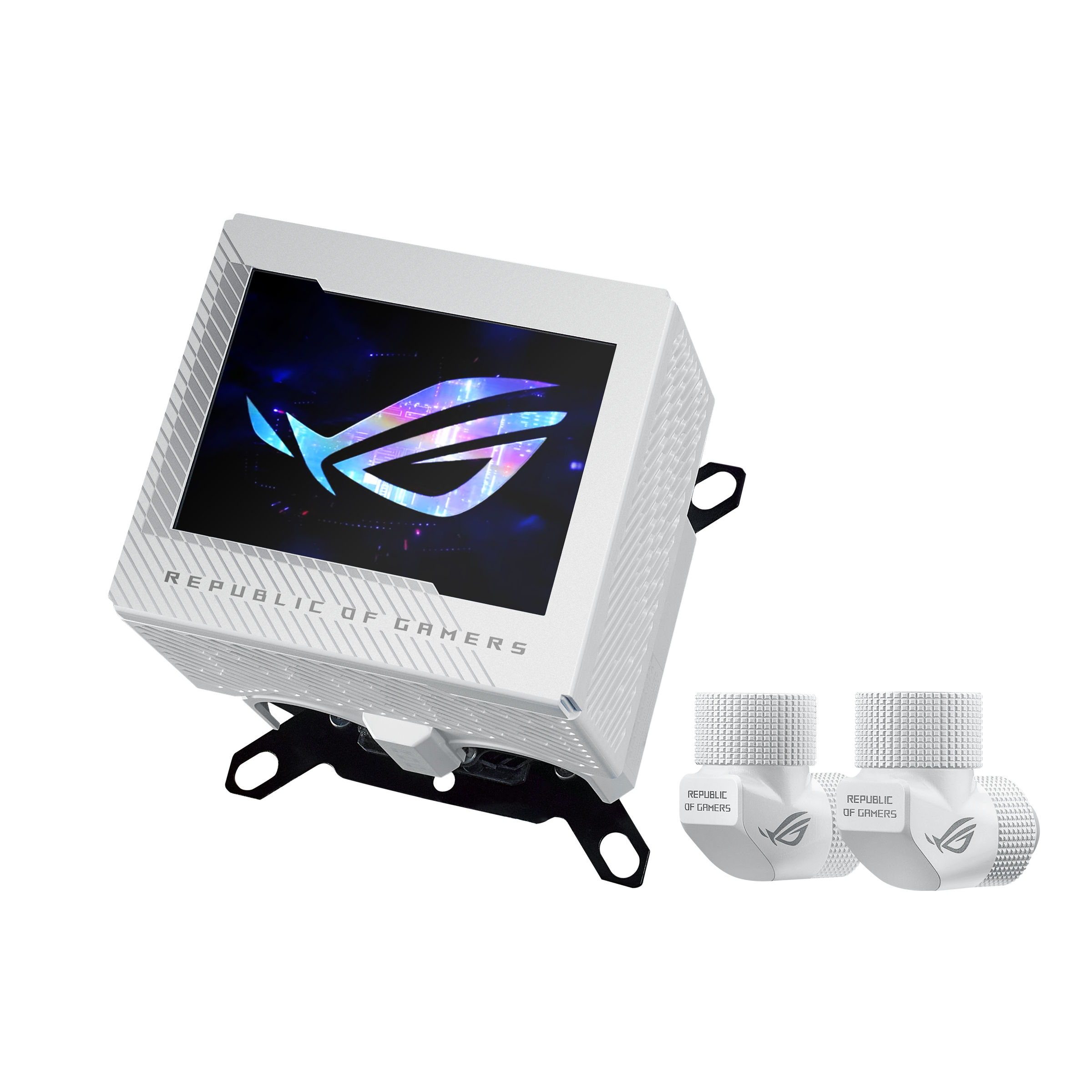ASUS ROG RYUJIN III - White Edition - Flüssigkühlsystem für CPU im Waterblock-Design - (für: LGA1700, LGA1200, LGA115x Socket, AM4, AM5)
