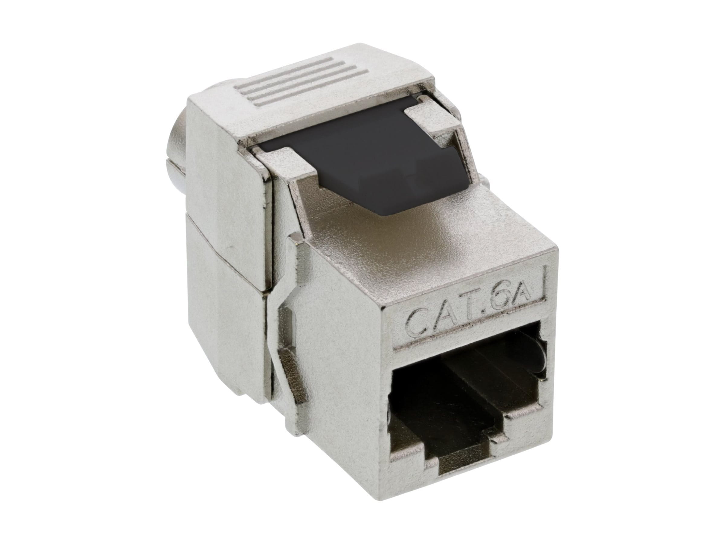 InLine Keystone RJ45 Buchse - SNAP-In - Cat.6a - Schraubverschluss