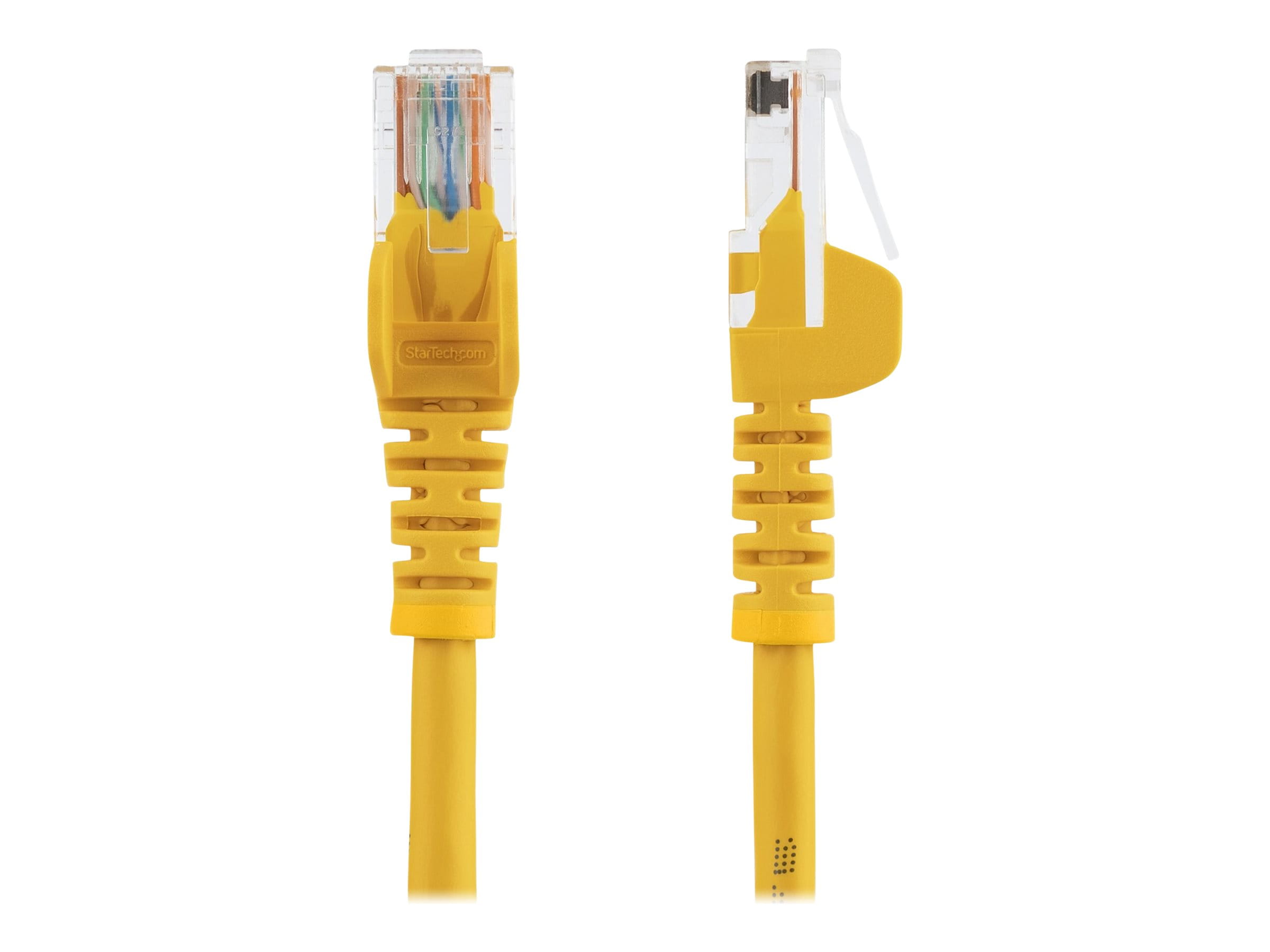 StarTech.com 1m Cat5e RJ45 UTP Netzwerkkabel Snagless - Cat 5e Patchkabel - Gelb - Stecker / Stecker - Patch-Kabel - RJ-45 (M)