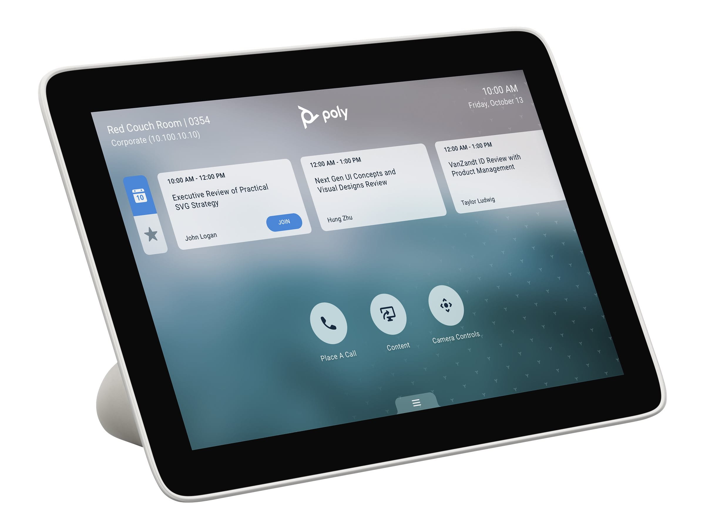 Poly TC8 - Touch Controller - Zoom Certified, Zertifiziert für Microsoft Teams