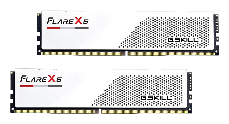 G.Skill Flare X5 F5-6000J2836G32GX2-FX5W, 64 GB, 2 x 32 GB, DDR5, 6000 MHz, 288-pin DIMM