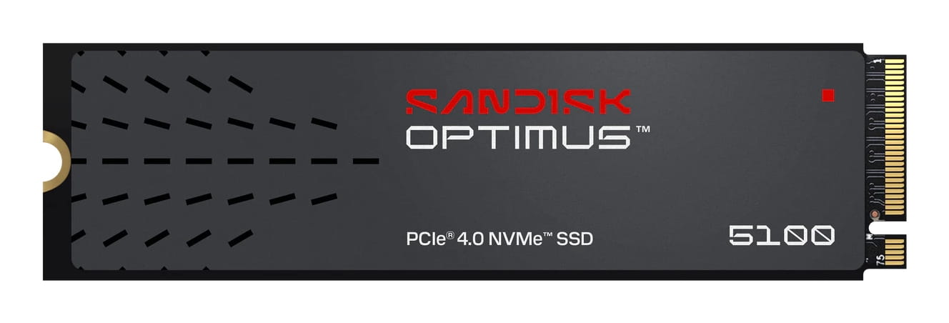 SanDisk Optimus 5100 - SSD - 500 GB - intern - M.2 2280 - PCIe 4.0 x4 (NVMe)