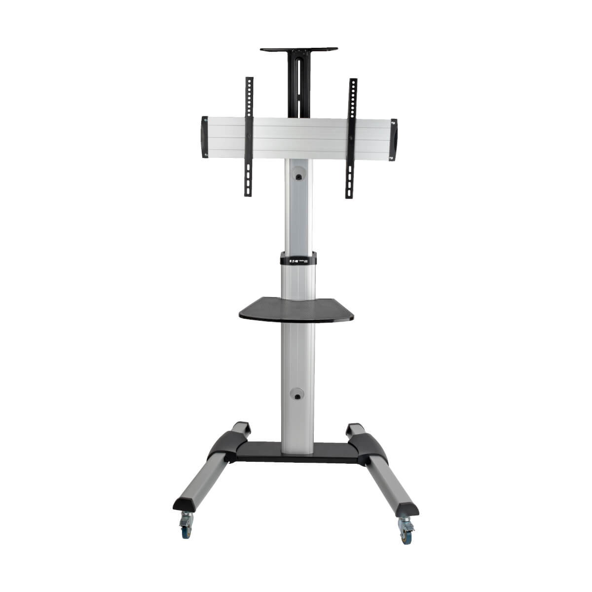 Tripp Eaton Tripp Lite Series Rolling TV/Monitor Cart - for Flat/Curved 32" to 70" TVs and Monitors - Wagen - für LCD-Display - Aluminium, Stahl - Schwarz, Silber - Bildschirmgröße: 81.28-177.8 cm (32"-70")