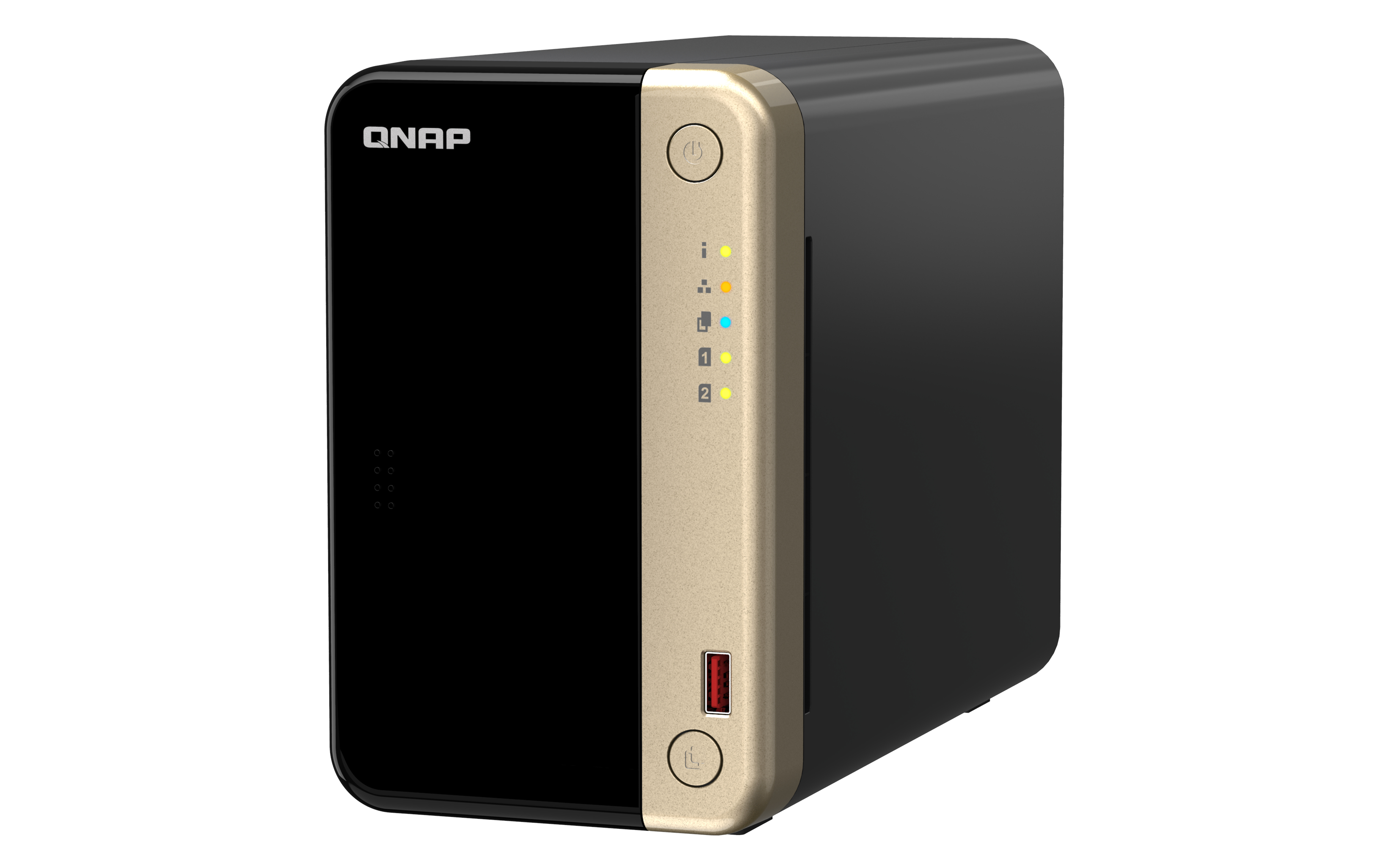 QNAP TS-264, NAS, Tower, Intel® Celeron®, N5095, 8 GB, 8 TB
