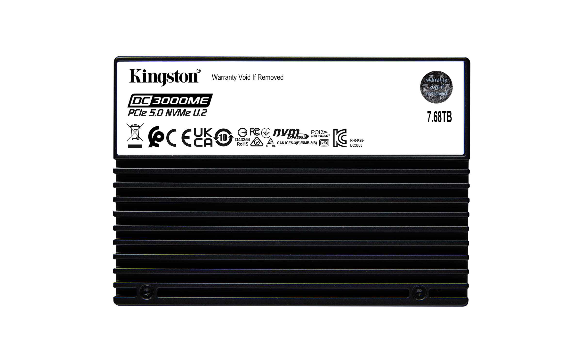 Kingston DC3000ME - SSD - Enterprise - verschlüsselt - 7.68 TB - intern - 2.5" (6.4 cm)