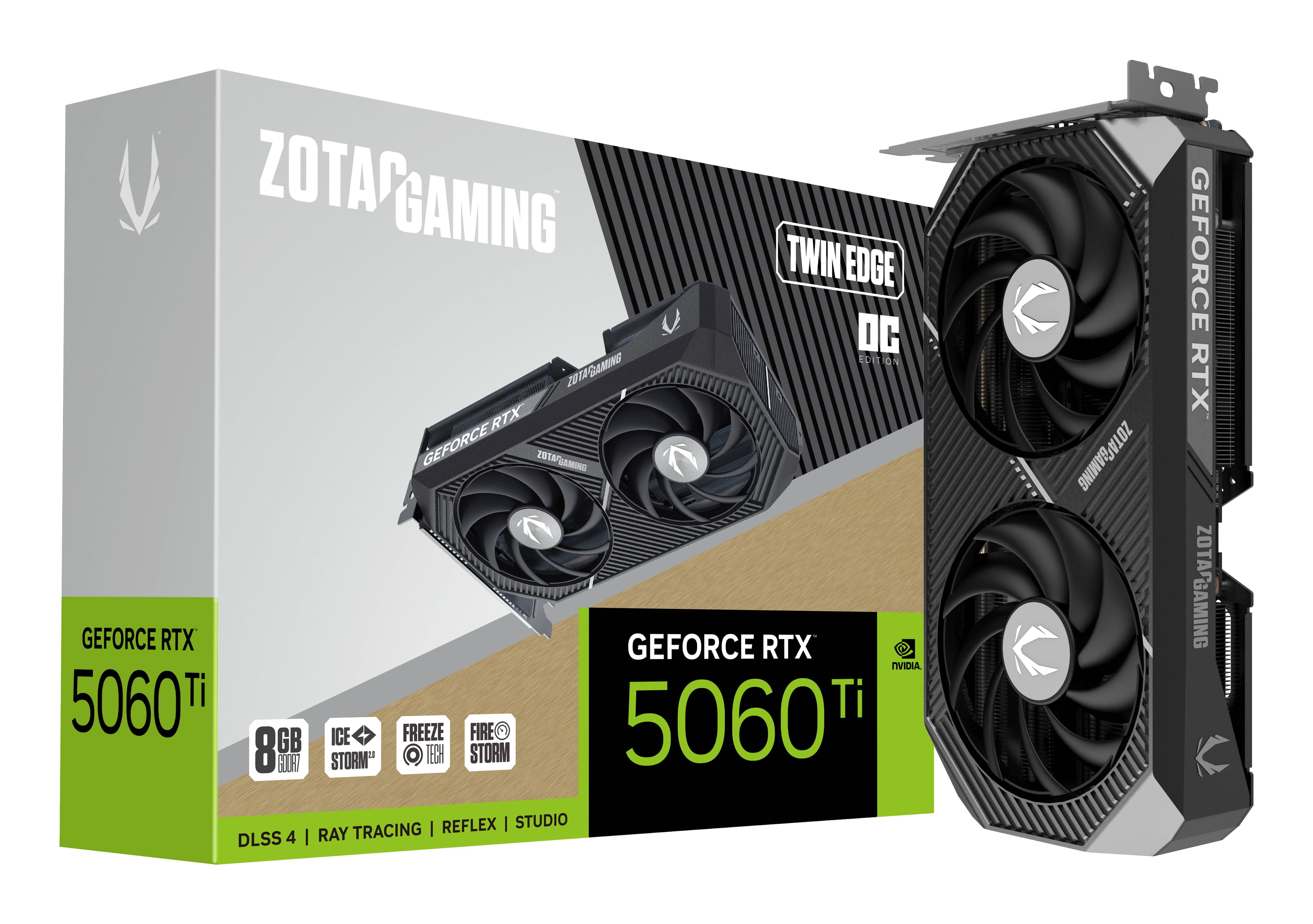 ZOTAC GAMING GeForce RTX 5060 Ti 8GB Twin Edge