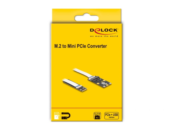 Delock Schnittstellenadapter - half size /