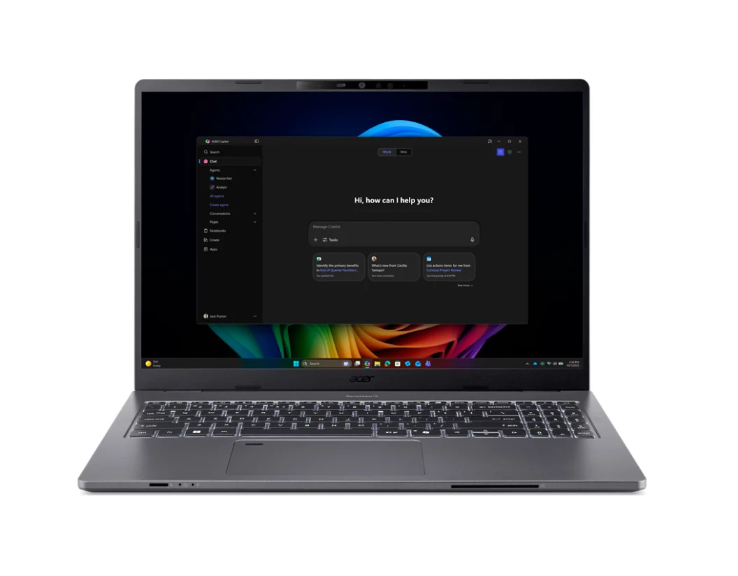 Acer TravelMate P2 16 Ai TMP216-52-TCO - Intel Core Ultra 5 325 / 2.1 GHz - Win 11 Pro - Intel Graphics - 16 GB RAM - 512 GB SSD NVMe - 40.6 cm (16")