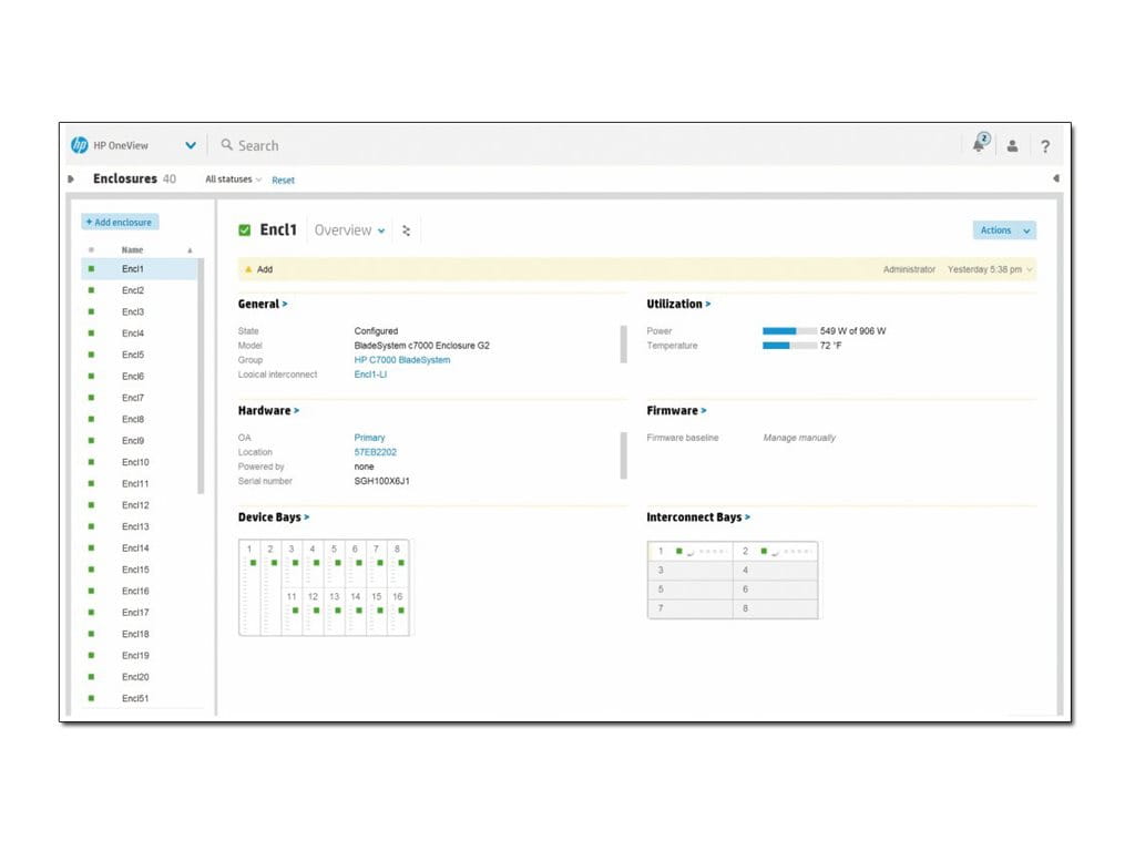 OneView with iLO Advanced Flexible License
