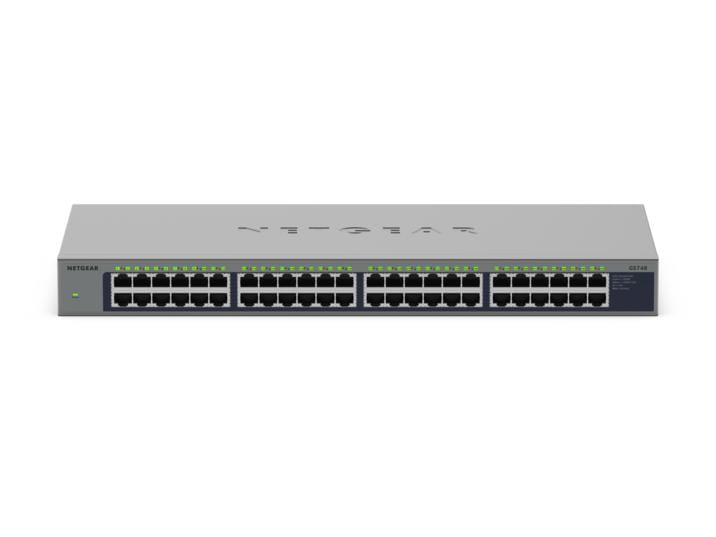 Netgear GS748 - Switch - unmanaged - 48 x 10/100/1000