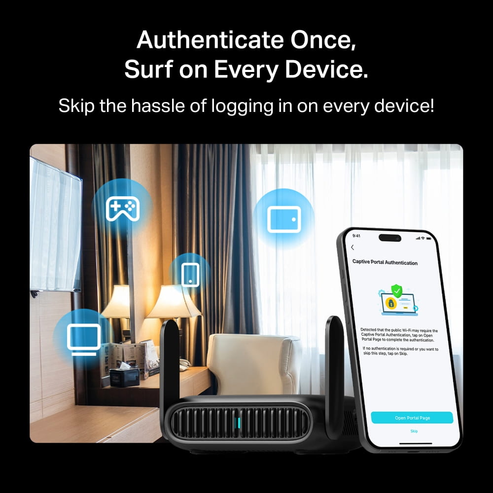 TP-LINK TL-WR3602BE V1 - Wireless Router 1-Port-Switch