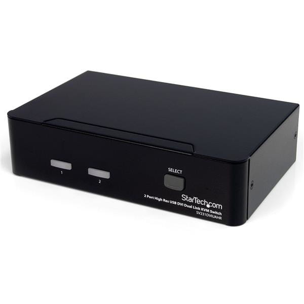 StarTech.com 2 Port Dual Link DVI USB KVM Switch mit Audio