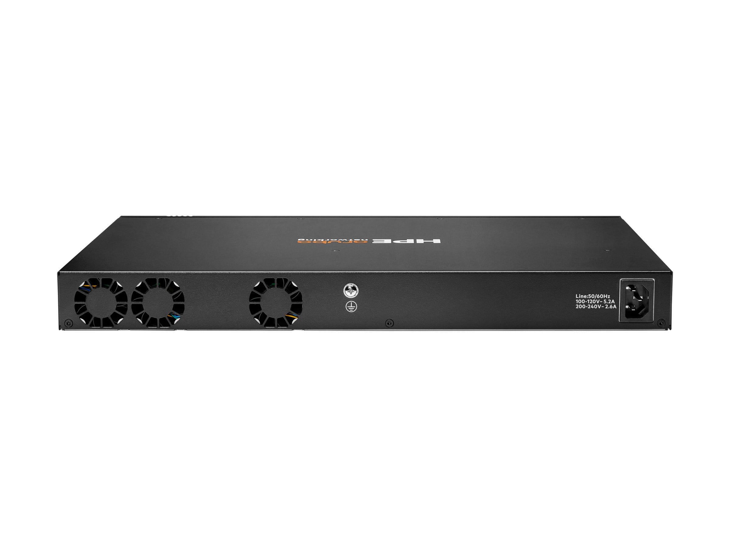HPE Aruba Networking CX 6200F 48G Class 4 PoE 4SFP 370W Switch - Switch - max. Stapelentfernung 10 km - L3 - managed - 48 x 10/100/1000 (PoE+)