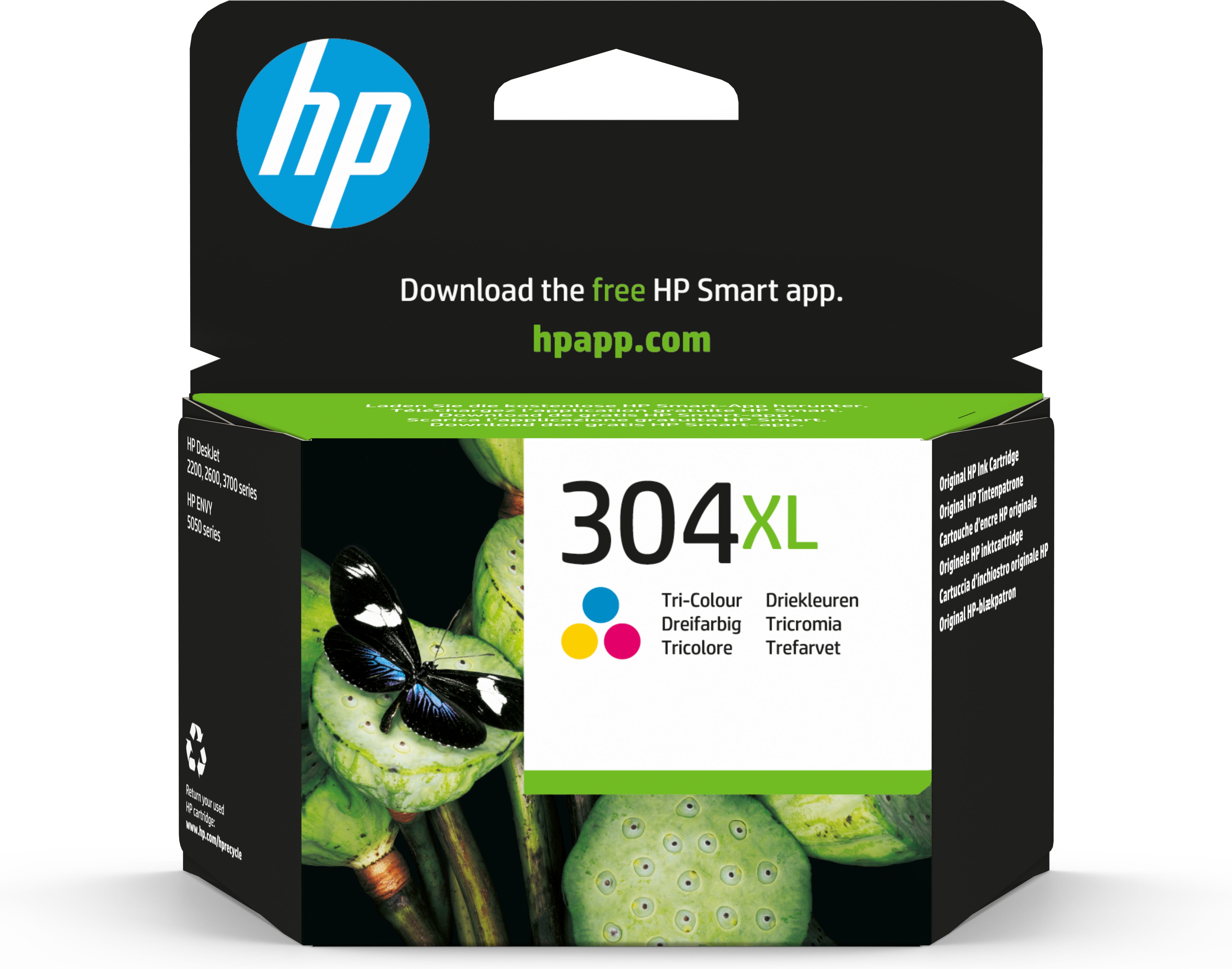 HP 304XL - Hohe Ergiebigkeit - Farbe (Cyan, Magenta, Gelb)
