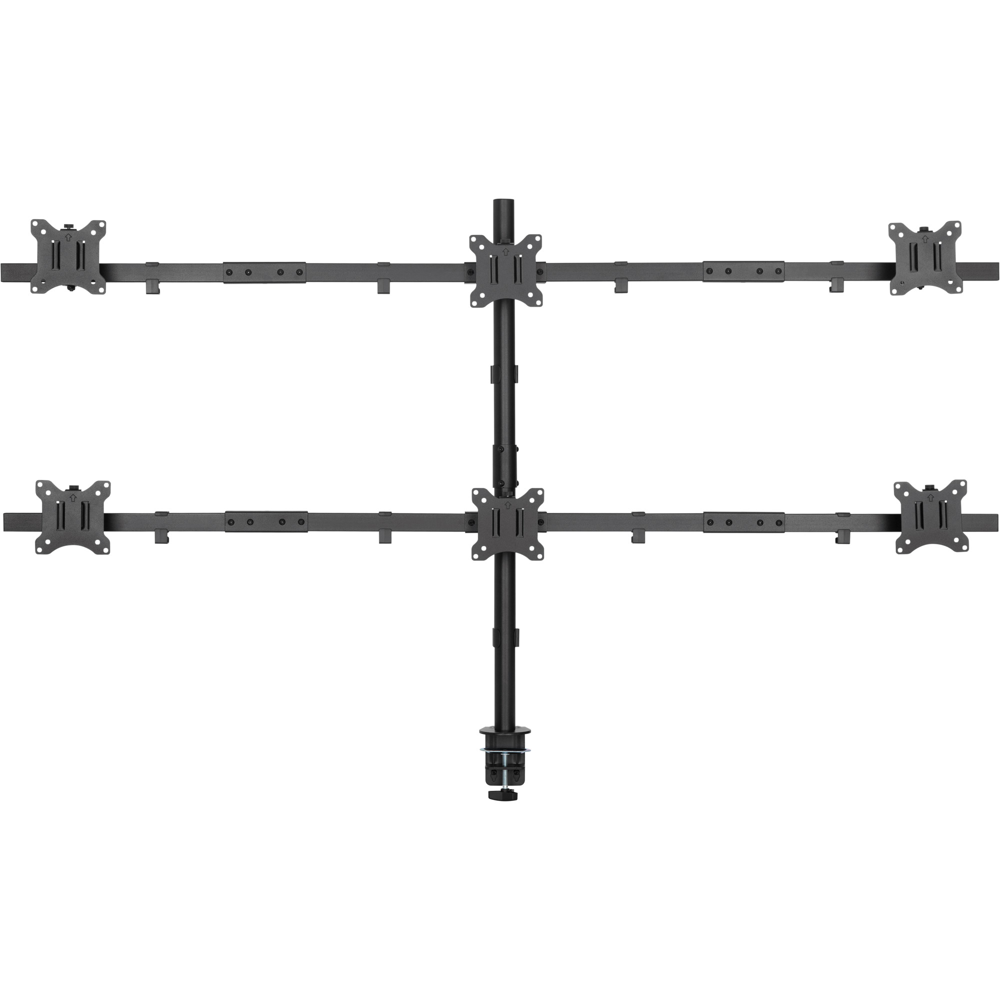 InLine Tischhalterung - für 6x LCD-/LED-Display bis 81cm (32") - max. 7kg