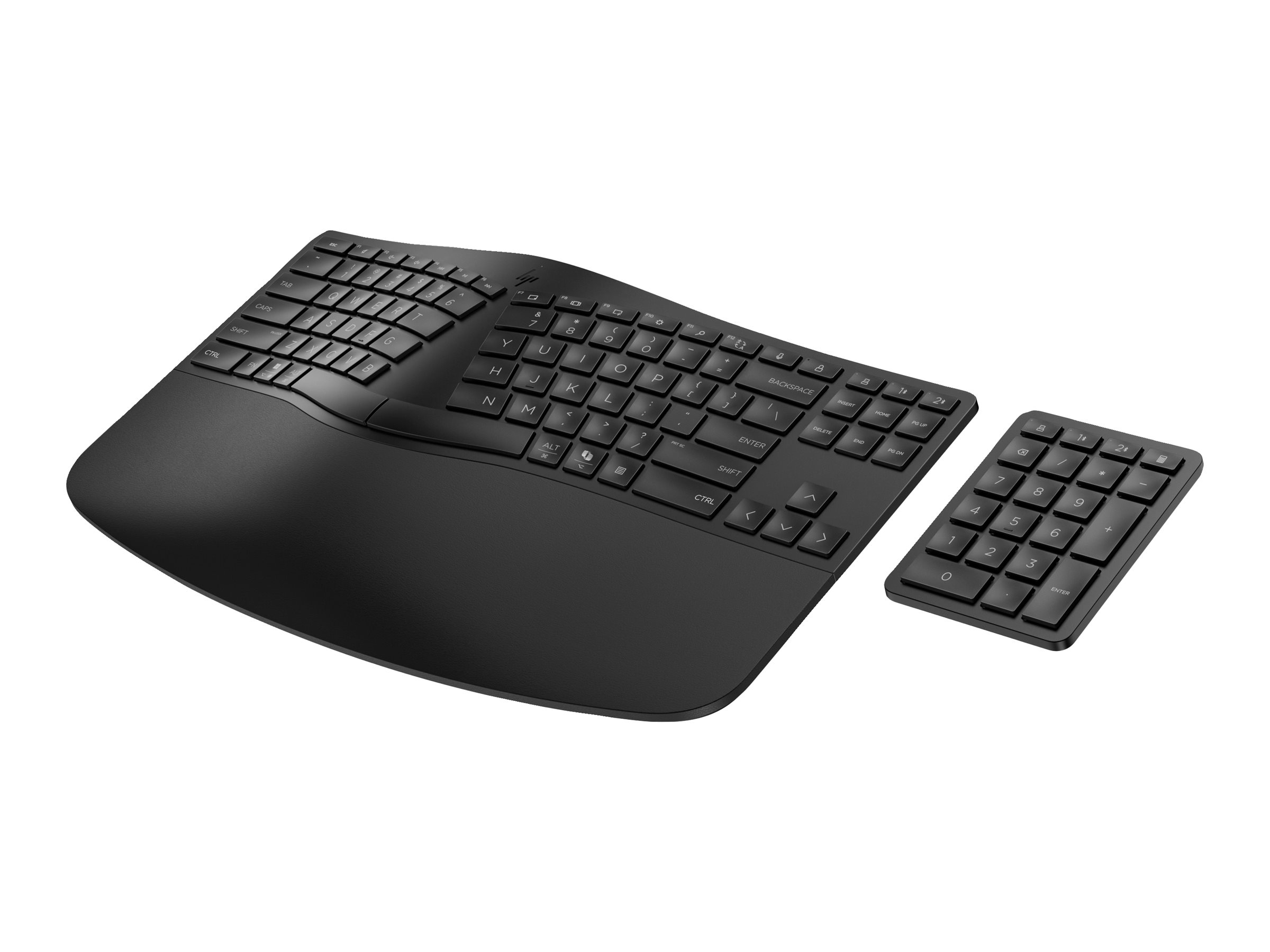 HP 960 - Tastatur-und-Tastenfeld-Set - kompakte Größe, 2-Zonen-Layout, separater Ziffernblock, kurzer Tastenhub, Multi-Device