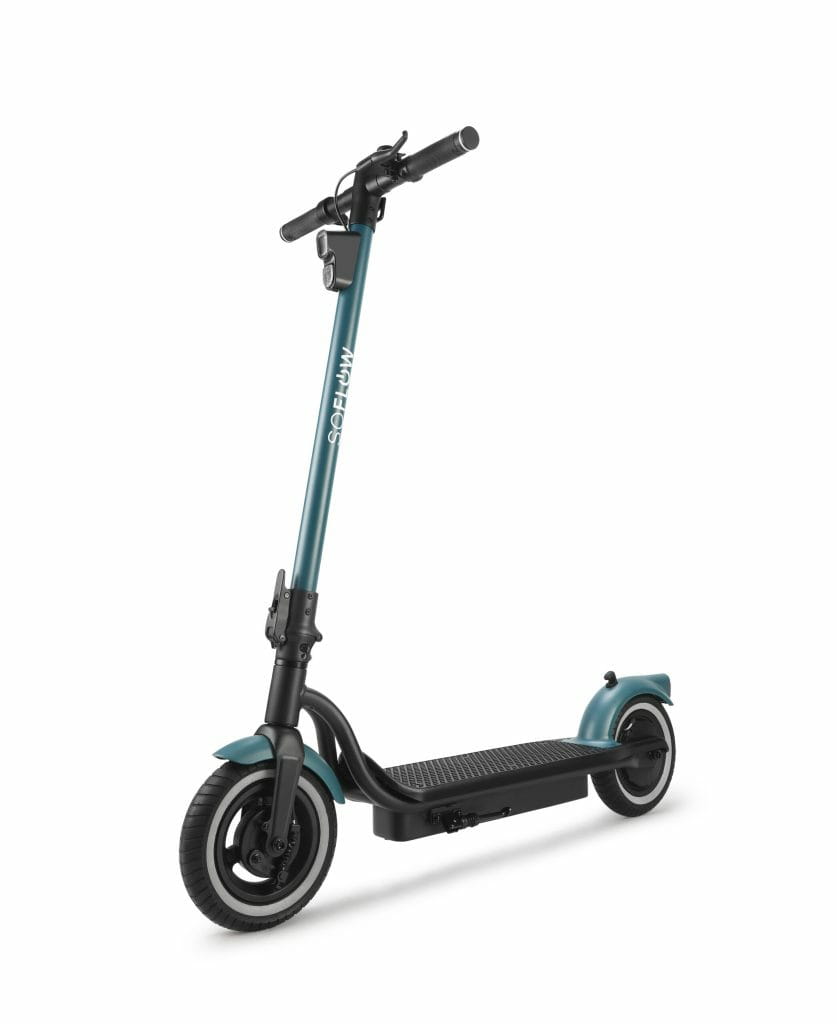 SoFlow SO2 Air Max, Klassischer Roller, Schwarz, Blau, Grau, 20 km/h, 120 kg, Unisex, 2 Rad/Räder