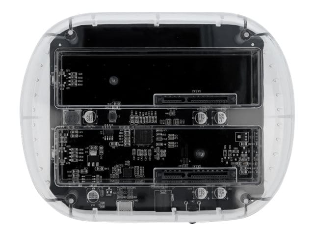 Delock USB Type-C Docking Station for 2 x SATA HDD / SSD - HDD-Dockingstation Schächte: 2 - 2,5" / 3,5" gemeinsam genutzt (6,4 cm/8,9 cm gemeinsam genutzt)