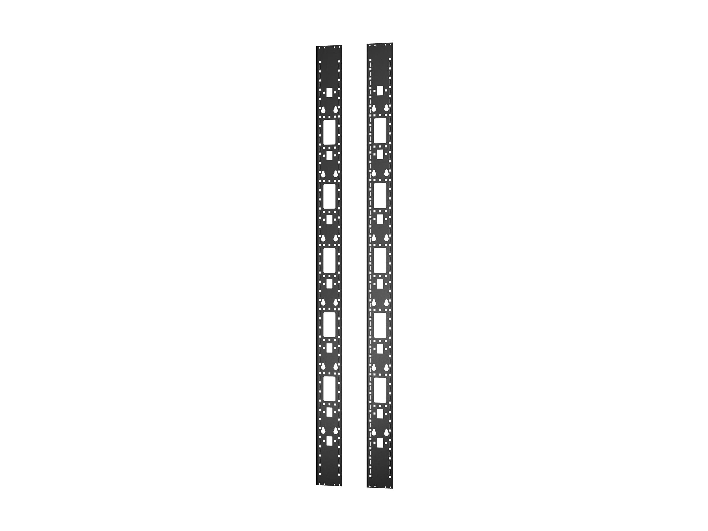 APC Easy Rack - Rack-Zubehörkanal (vertikal) - Schwarz - 48U (Packung mit 2)