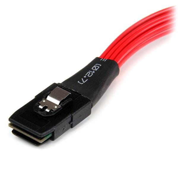 StarTech.com SFF-8087 auf 4x SATA Kabel 50 cm - Internes Mini SAS auf Serial-ATA Reverse Multilane Kabel - SFF 8087 36-Pin / S-ATA 7-Pin - SATA- / SAS-Kabel - Serial ATA 150/300/600 - 4-Lane - SATA (R)