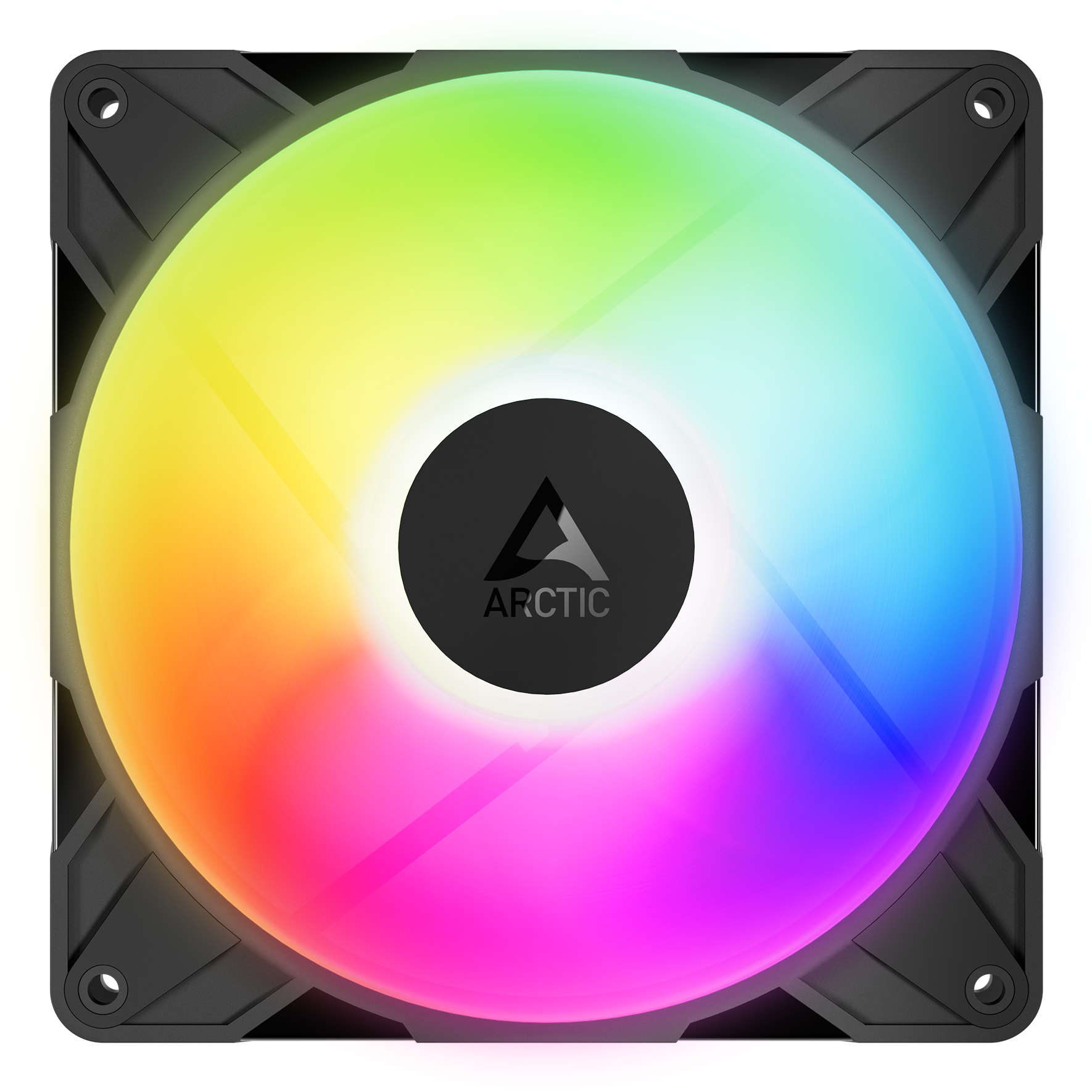 Arctic Freezer P14 Pro Reverse A-RGB - 140 mm A-RGB PWM-Lüfter mit Kabelsplitter, Ventilator, 14 cm, 166,5 m³/h, Schwarz