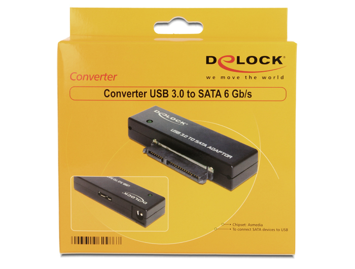 Delock Converter USB 3.0 to SATA - Speicher-Controller