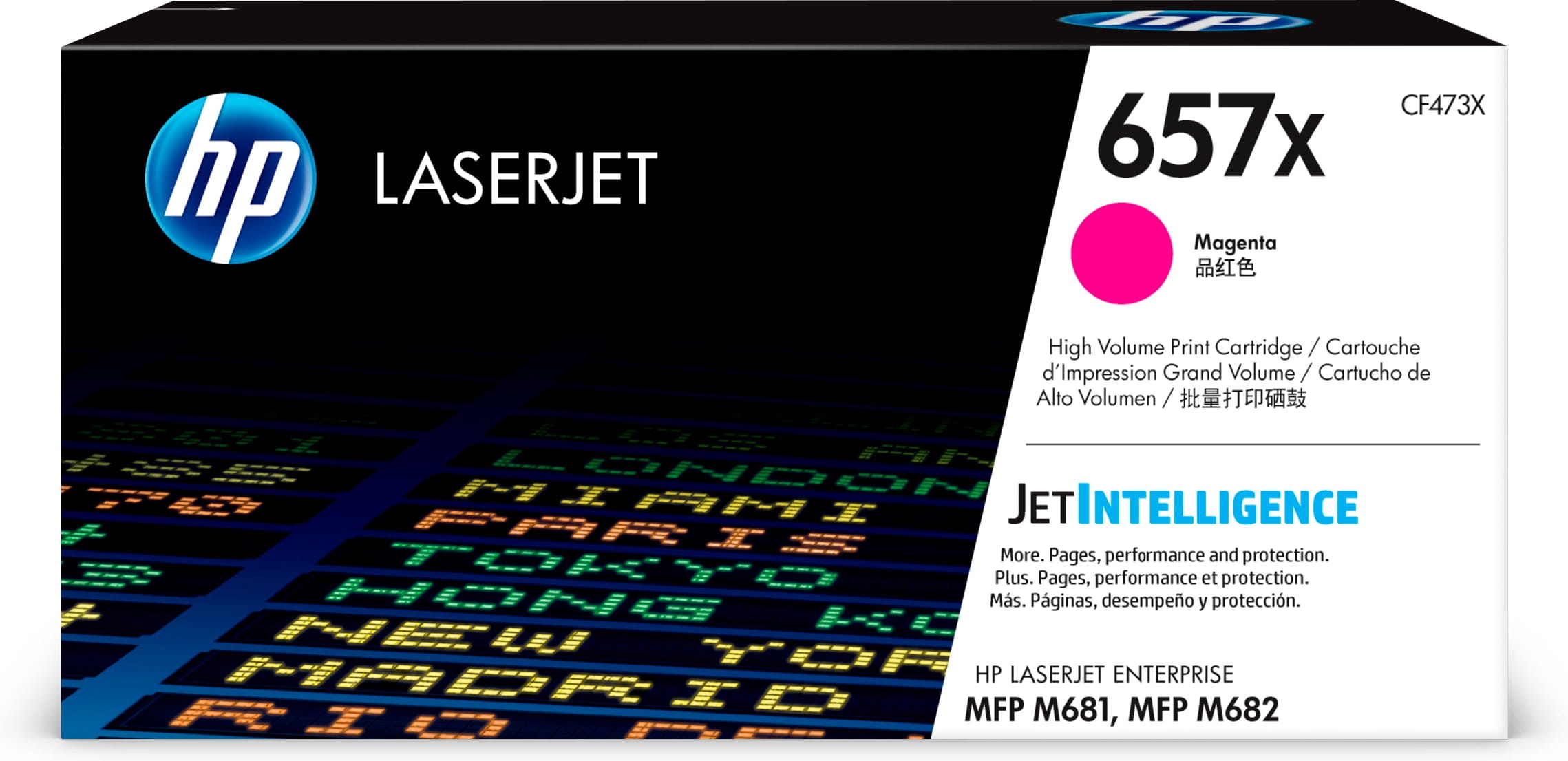 HP 657X - Hohe Ergiebigkeit - Magenta - Original - LaserJet - Tonerpatrone (CF473X)