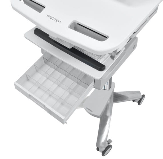 Ergotron Wagen - offene Architektur - für Notebook / PC-Ausrüstung - verriegelbar - medizinisch - Aluminium, verzinker Stahl, hochwertiger Kunststoff - Bildschirmgröße: bis zu 43,9 cm (bis zu 17,3") Ergotron Wagen - offene Architektur - für Notebook / PC-Ausrüstung - verriegelbar - medizinisch - Aluminium, verzinker Stahl, hochwertiger Kunststoff - Bildschirmgröße: bis zu 43,9 cm (bis zu 17,3")