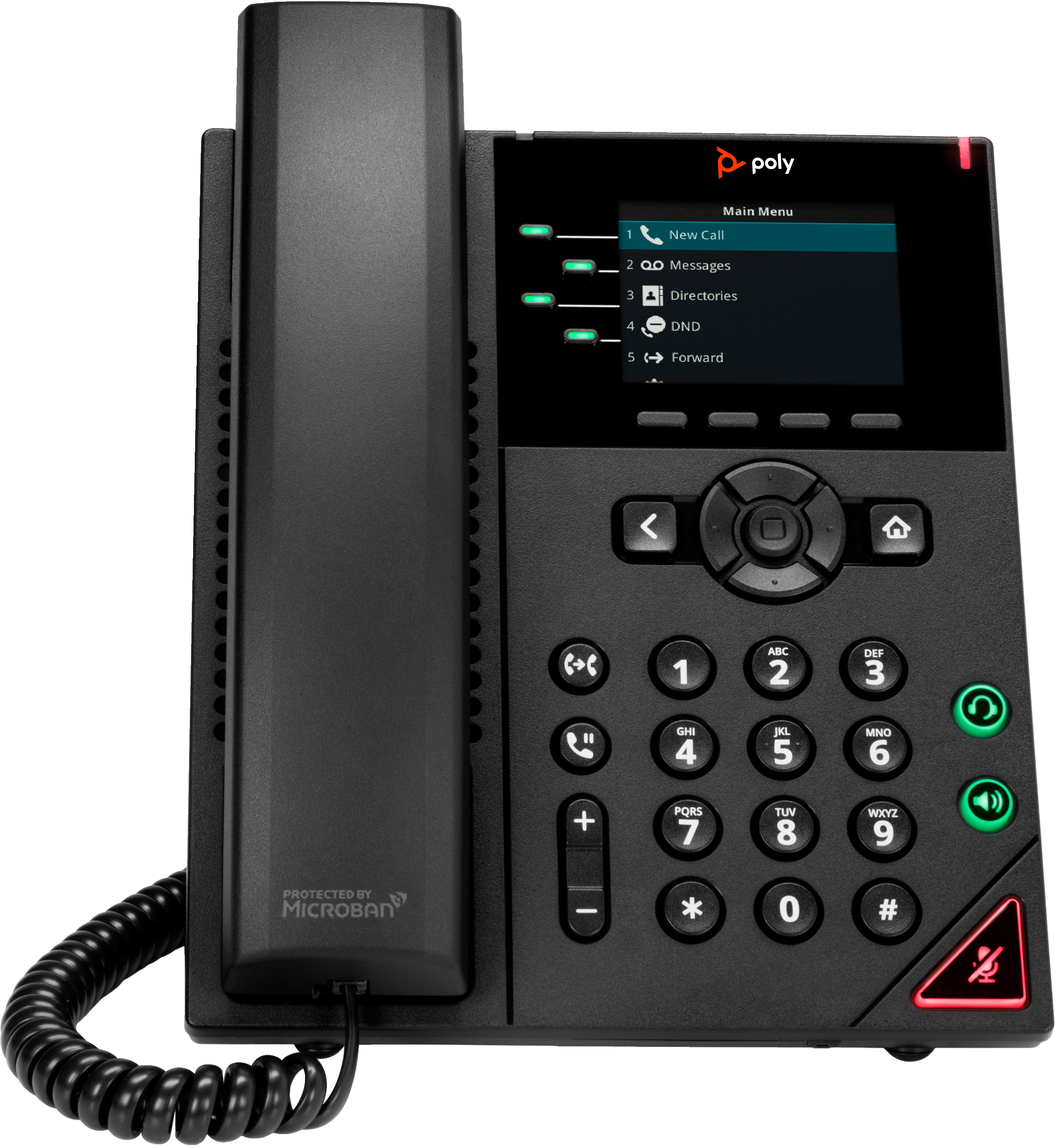 Poly VVX 250 - VoIP-Telefon - dreiweg Anruffunktion