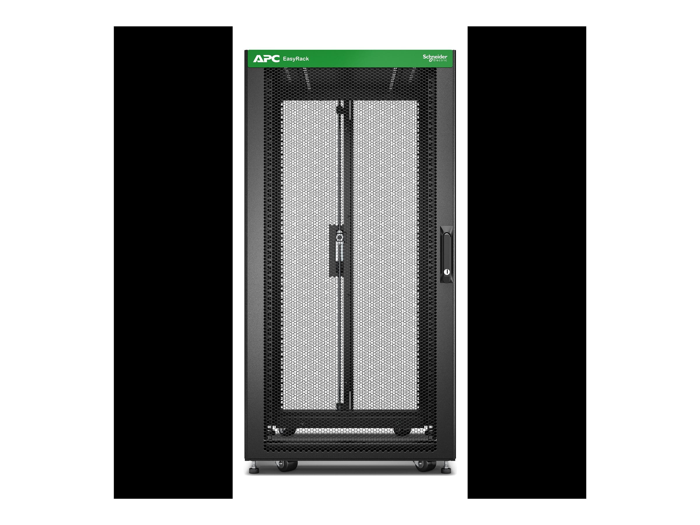 APC Easy Rack - Schrank Netzwerkschrank - Schwarz - 24U - 48.3 cm (19")