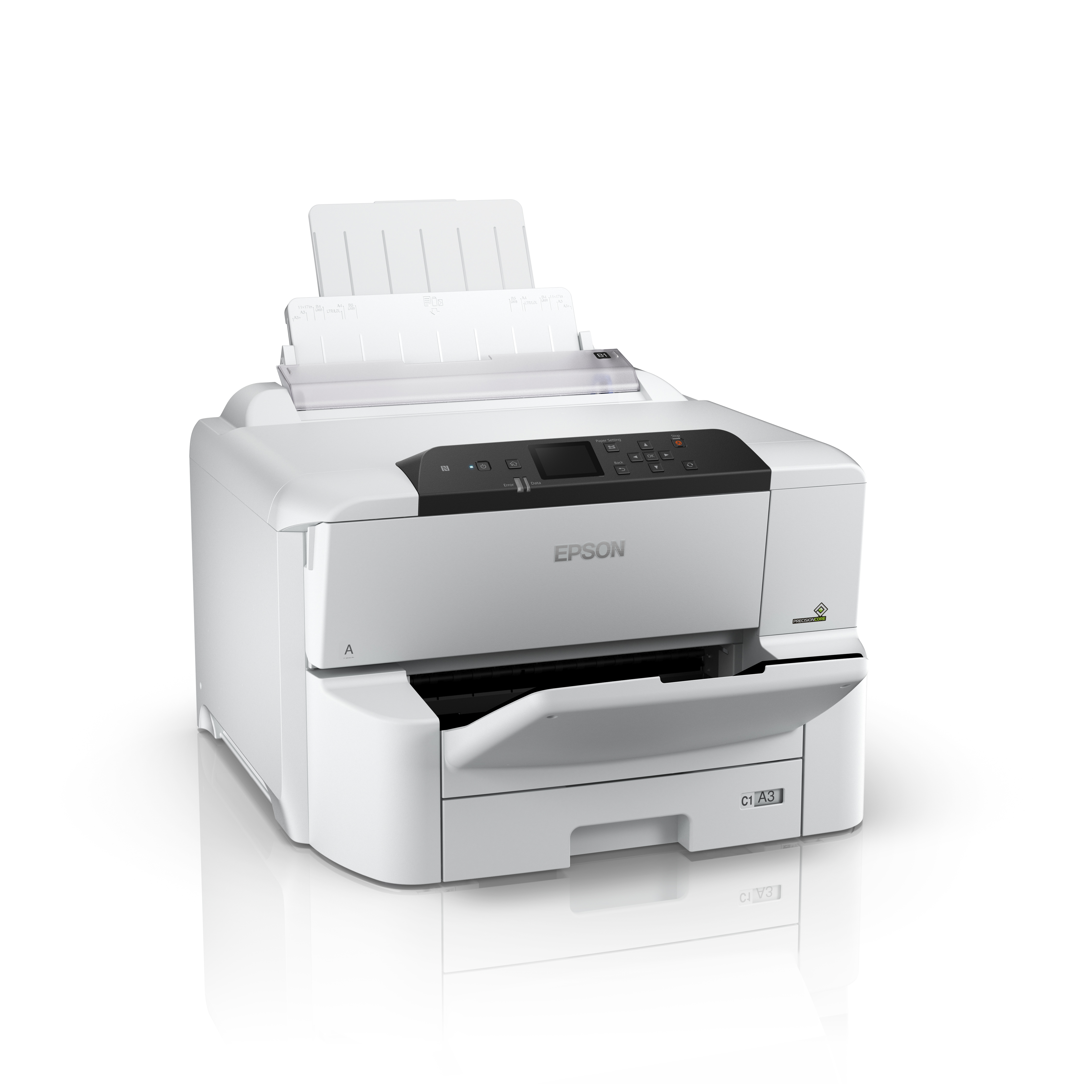 Epson WorkForce Pro WF-C8190DW - Drucker - Farbe - Duplex - Tintenstrahl - A3 - 4800 x 1200 dpi - bis zu 24 Seiten/Min. (einfarbig)/