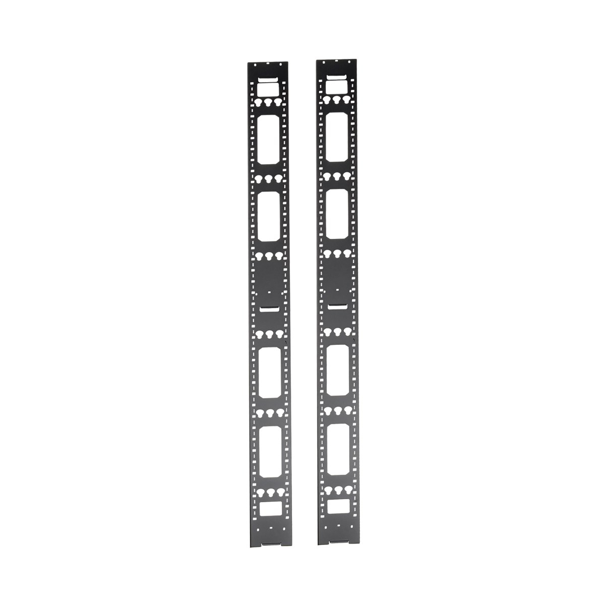 Eaton Tripp Lite Series 42U Rack Enclosure Server Cabinet Vertical Cable Management Bars - Kabelführungsplatte für Schaltschrank (Packung mit 2)