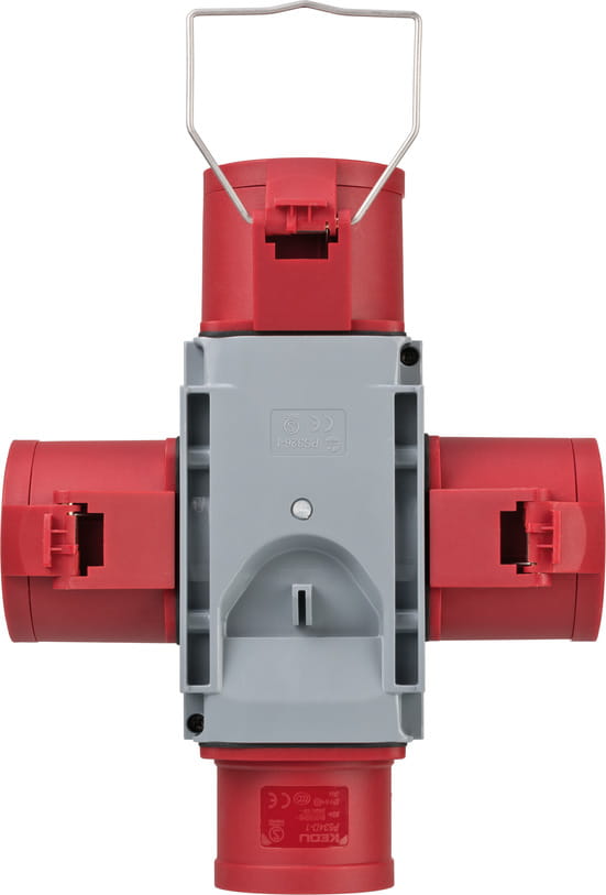 Brennenstuhl 1081670, 400 V, 32 A, Grau, Rot, IP44, 200 mm, 252 mm