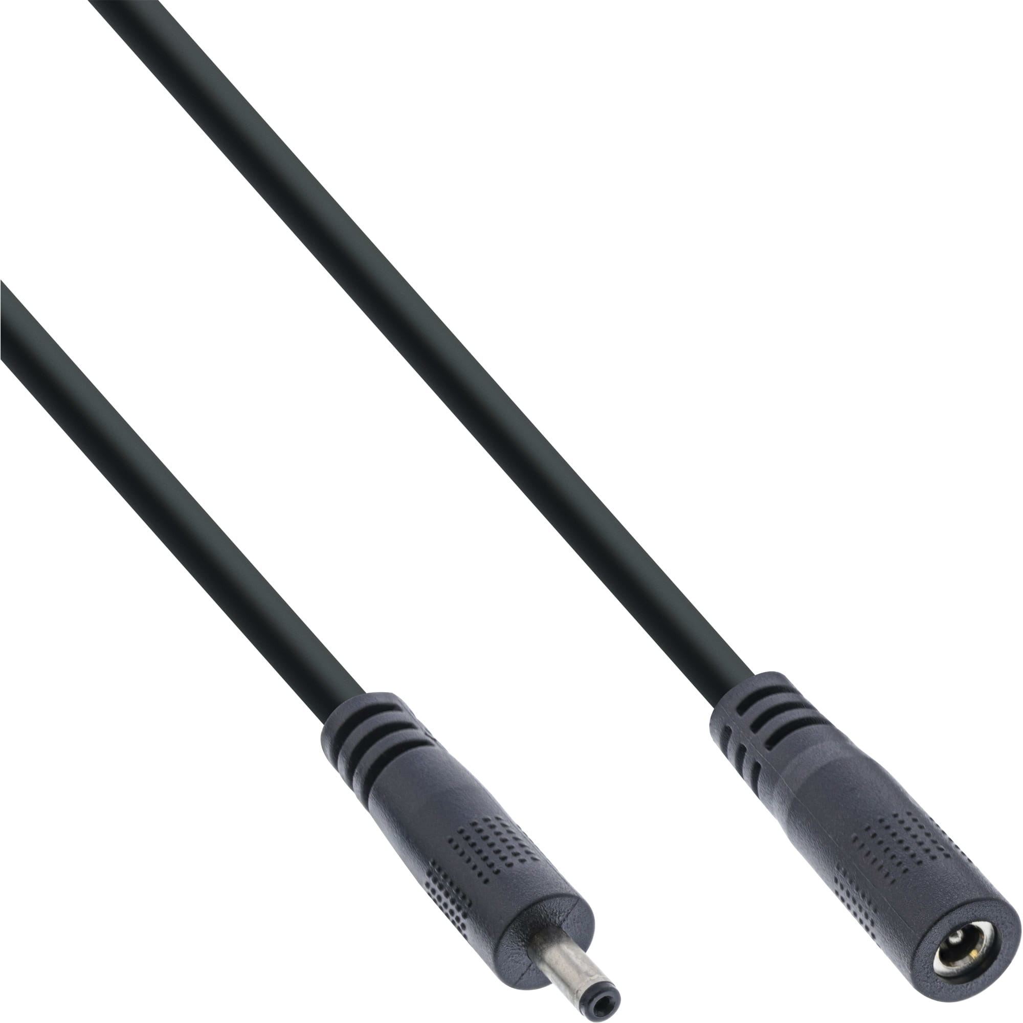 InLine DC Verlängerungskabel - DC Stecker/Buchse 3,5x1,35mm - AWG 18 - schwarz 1m