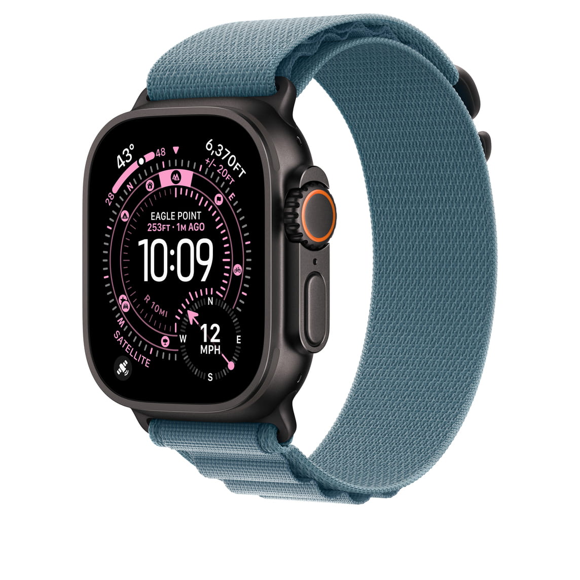 Apple Loop für Smartwatch - 49 mm, schwarze