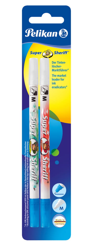 Pelikan Super Sheriff, Mehrfarbig, Sichtverpackung, 2 Stück(e) Pelikan Super Sheriff, Mehrfarbig, Sichtverpackung, 2 Stück(e)