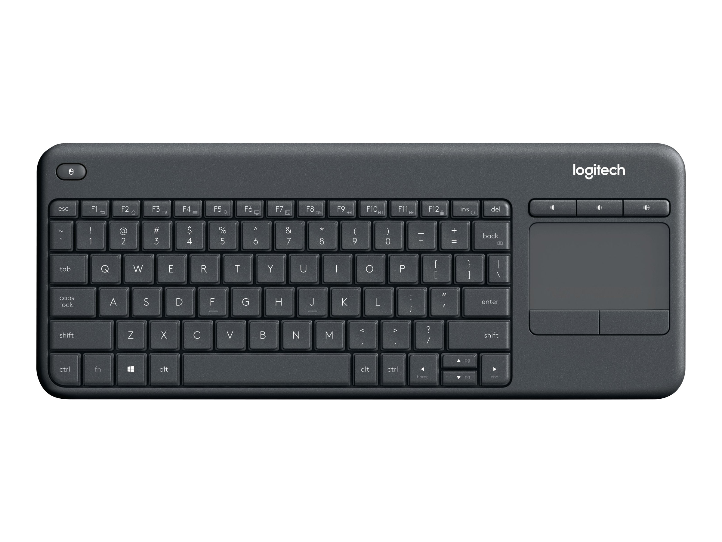 Logitech Wireless Touch Keyboard K400 Plus - Tastatur Logitech Wireless Touch Keyboard K400 Plus - Tastatur