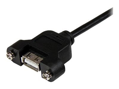 StarTech.com 60cm USB A Blendenmontage Kabel Bu/St - USB Verlängerungskabel - Einbaubuchsen Kabel Verlängerung - USB-Verlängerungskabel - USB (W)