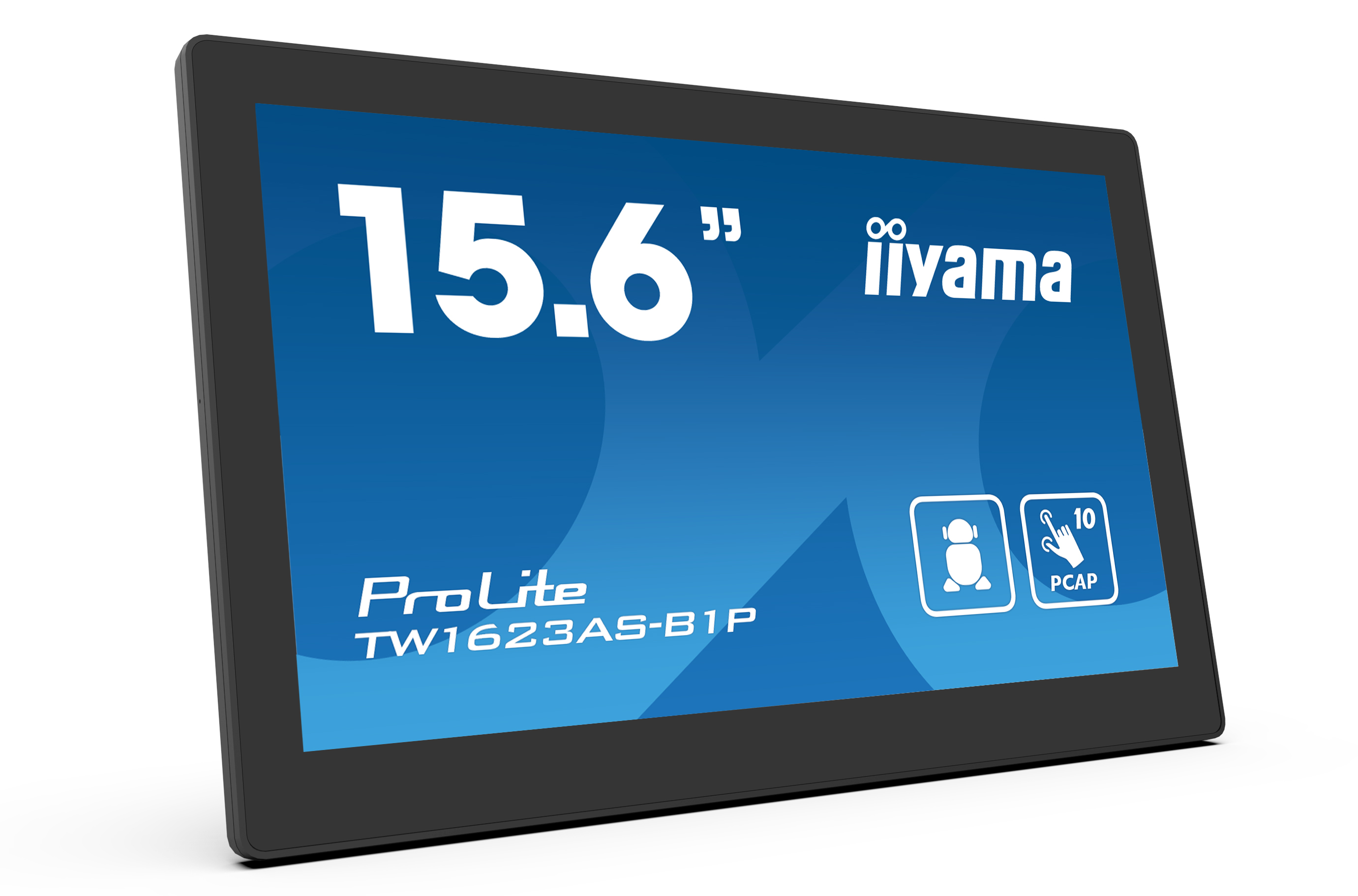 Iiyama ProLite TW1623AS-B1P - Android-PC - Touchpanel-PC - 1 RK3568 / 2 GHz - RAM 4 GB - SSD - eMMC 32 GB - Cortex-A55 - Bluetooth 5.2 - WLAN: 802.11a/b/g/n/ac, Bluetooth 5.2 - Android 13 - Monitor: LED 39.6 cm (15.6")