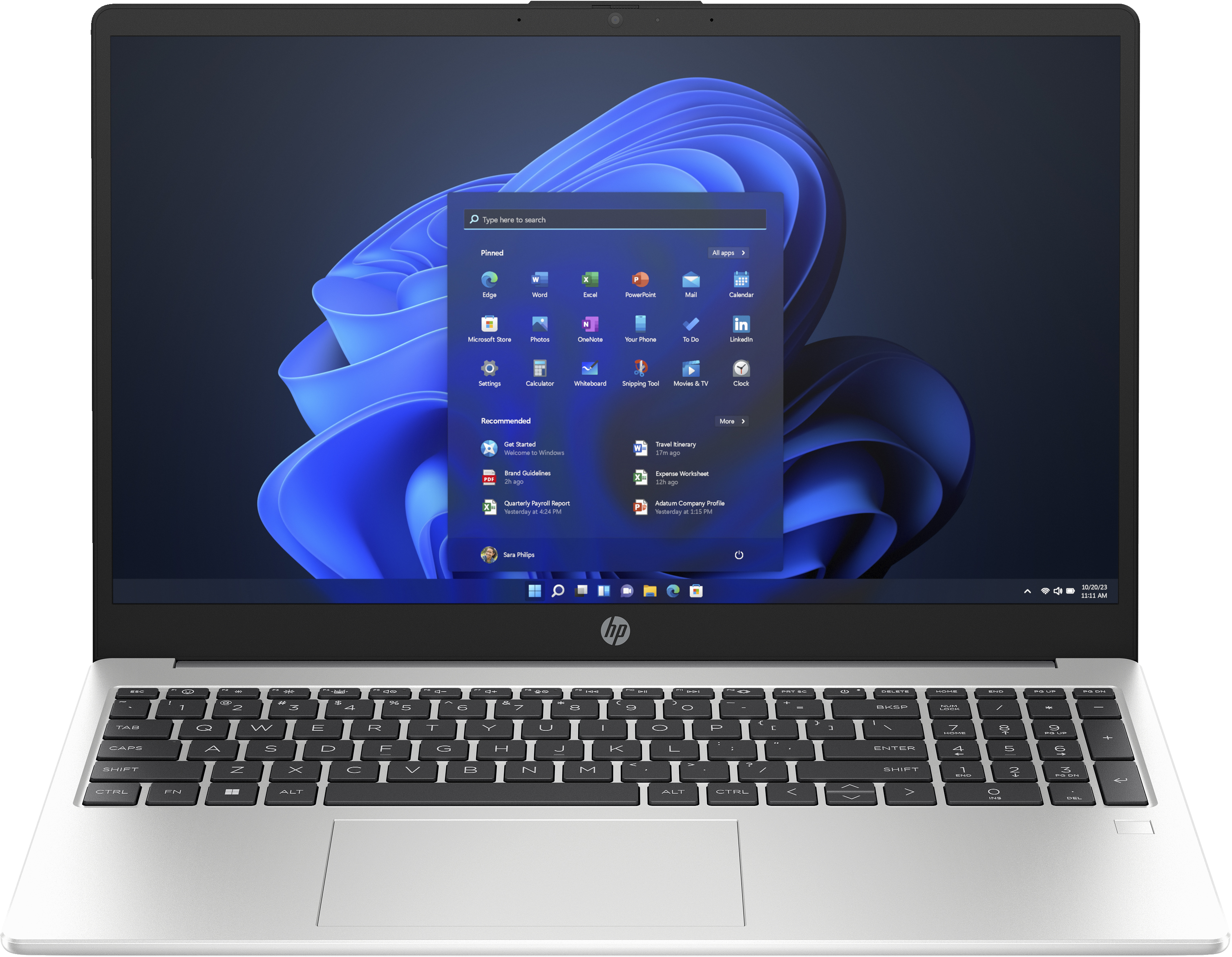 HP 255 G10 Notebook - AMD Ryzen 5 7530U / 2 GHz - Win 11 Pro - Radeon Graphics - 16 GB RAM - 512 GB SSD NVMe - 39.6 cm (15.6")