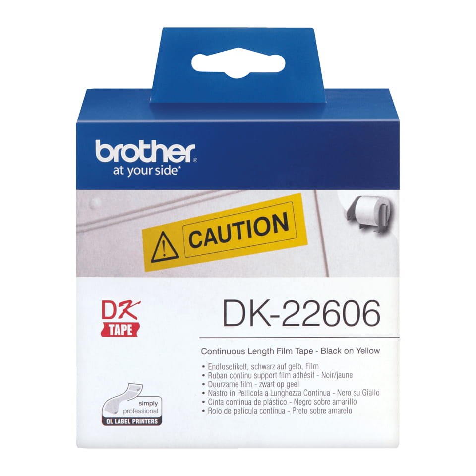 Brother DK-22606 - Gelb - Rolle (6,2 cm x 15,2