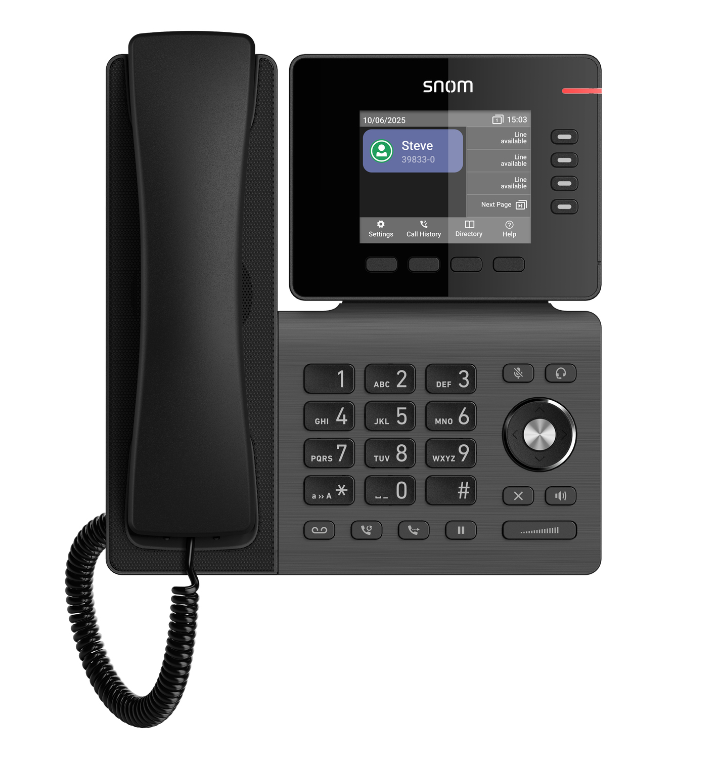Snom D810W, IP-Telefon, Schwarz, IPS, 8,53 cm (3.36"), 100 - 8000 Hz, G.711alaw, G.711ulaw, G.722, G.723.1, G.726, G.729ab